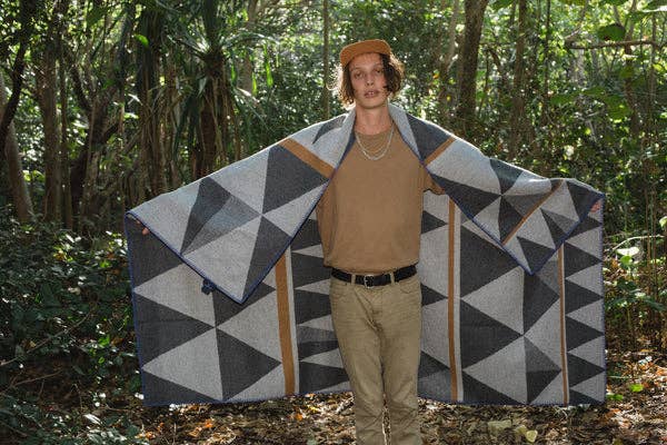 Bush Geometry Army Blanket