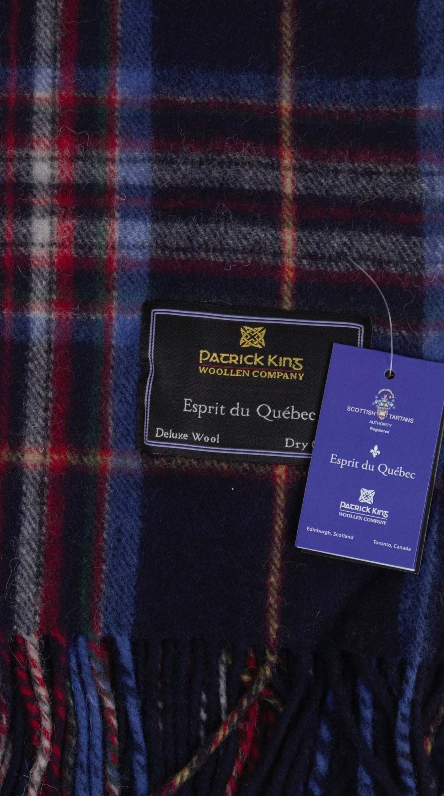 Couverture Highland de luxe Esprit du Québec