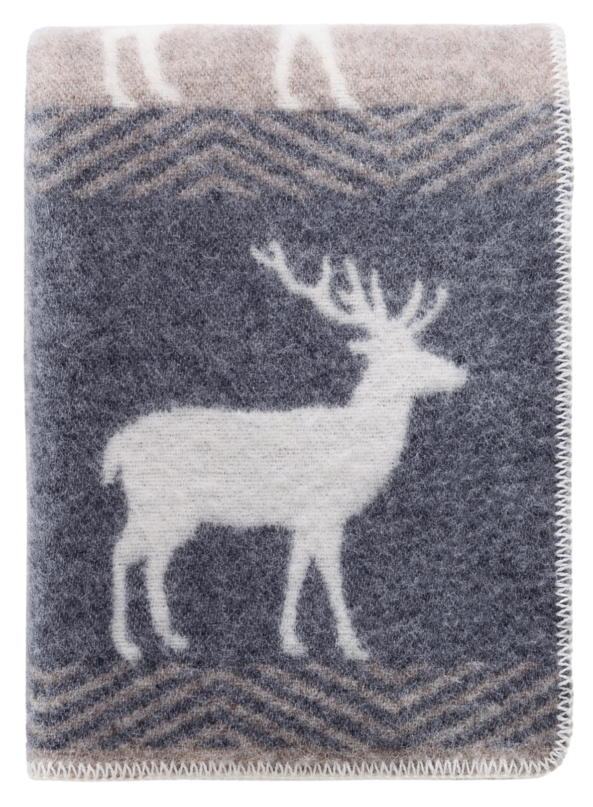 Couverture en laine de cerf