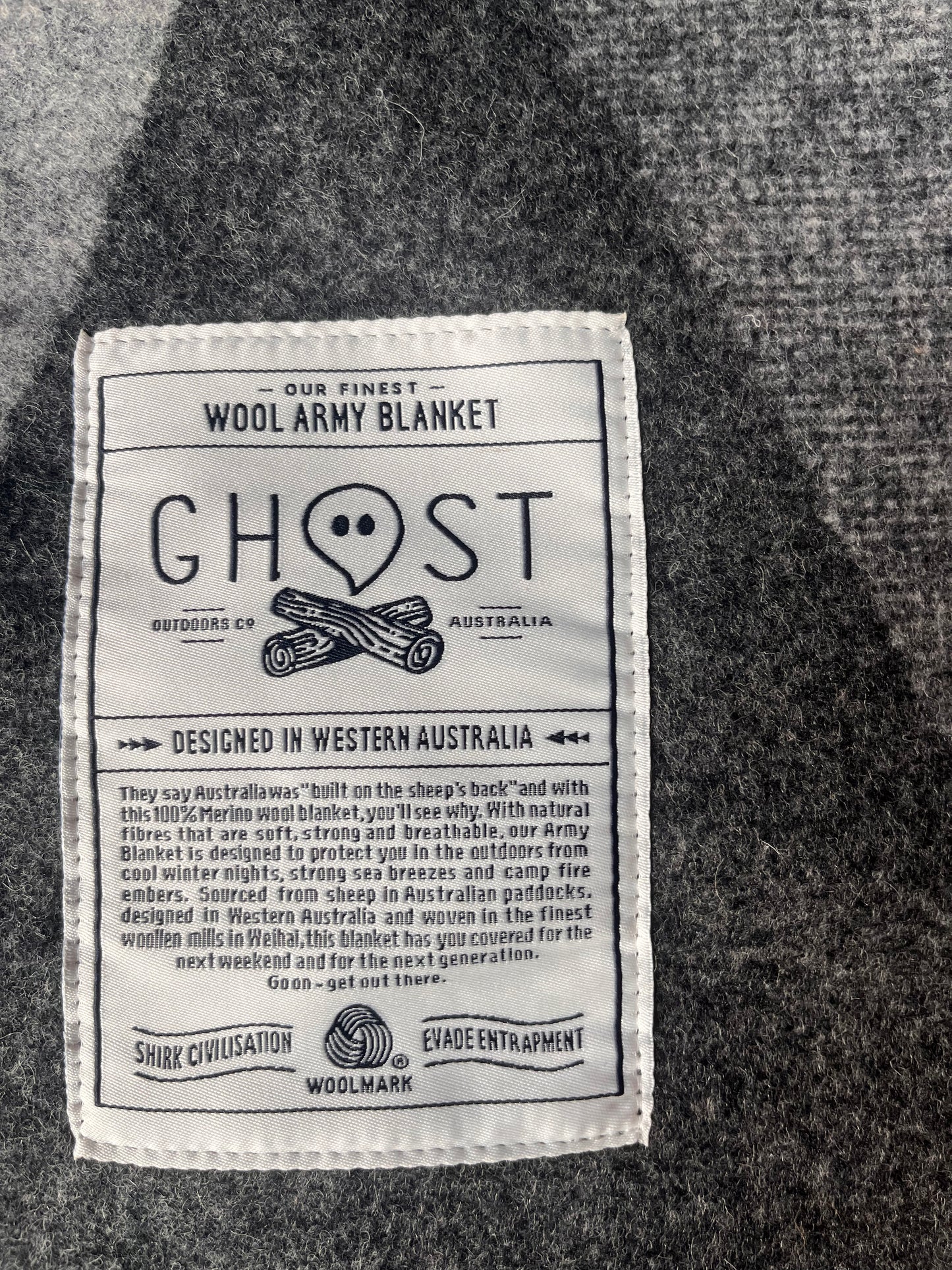 Bush Geometry Army Blanket