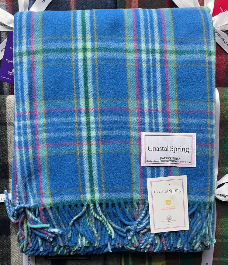 Couverture Highland de luxe Coastal Spring