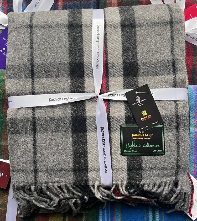 Thompson Grey Deluxe Highland Blanket