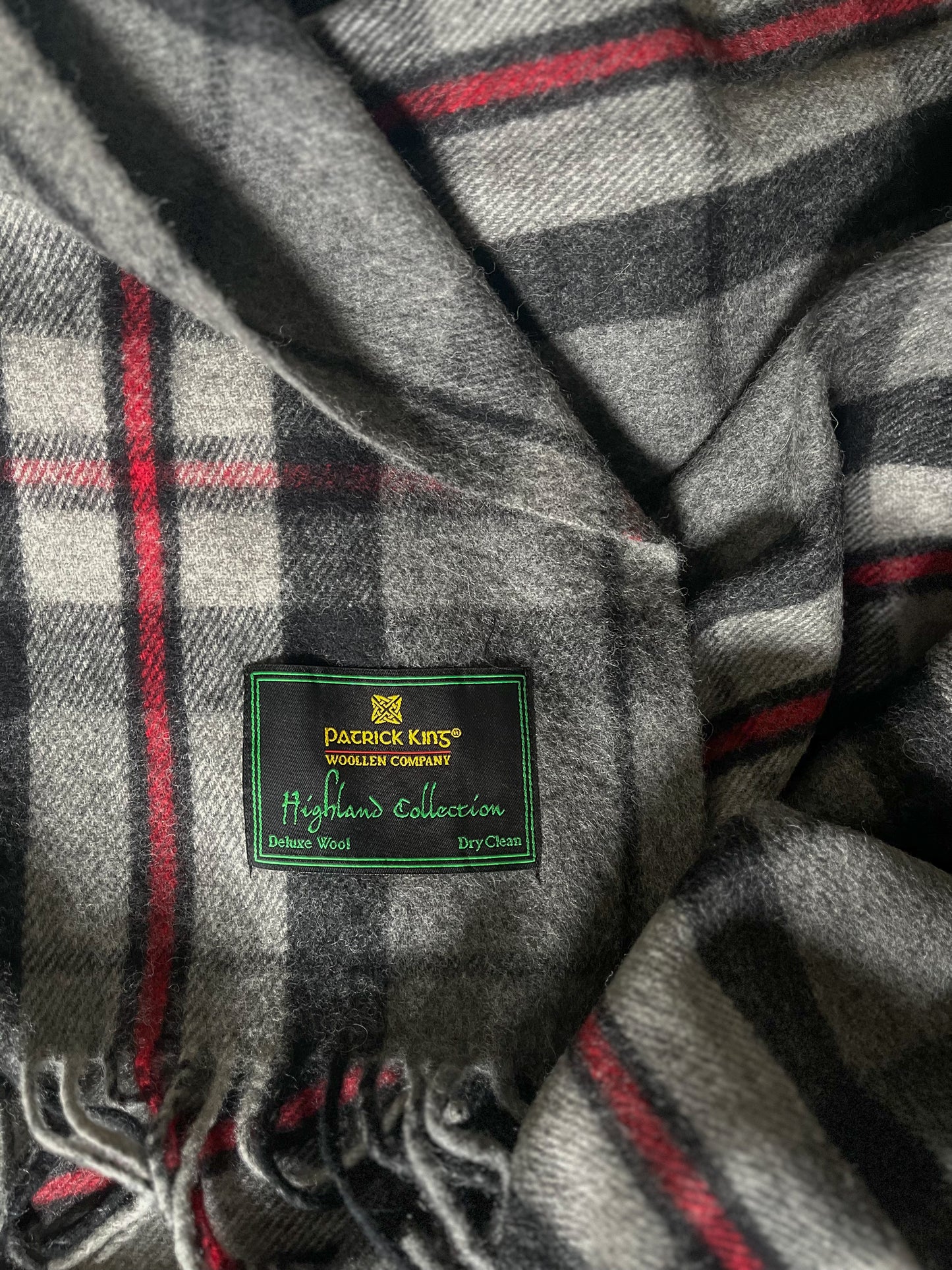 Thompson Grey Deluxe Highland Blanket