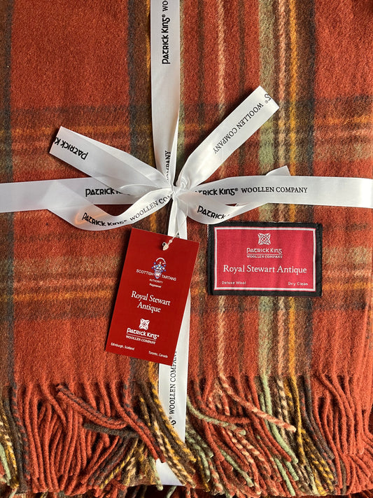 Royal Stewart Antique Deluxe Wool Blanket