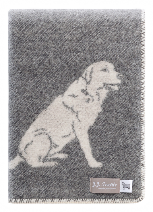 Couverture en laine pour chien
