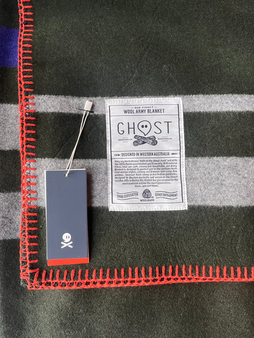 Cabin Fever Army Blanket Woolmark - Norland