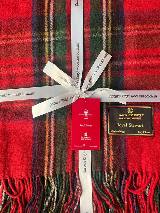 Couverture Highland de luxe Royal Stewart