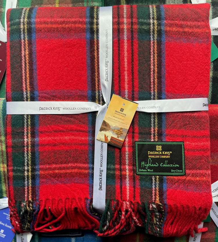 Couverture Highland de luxe Royal Stewart