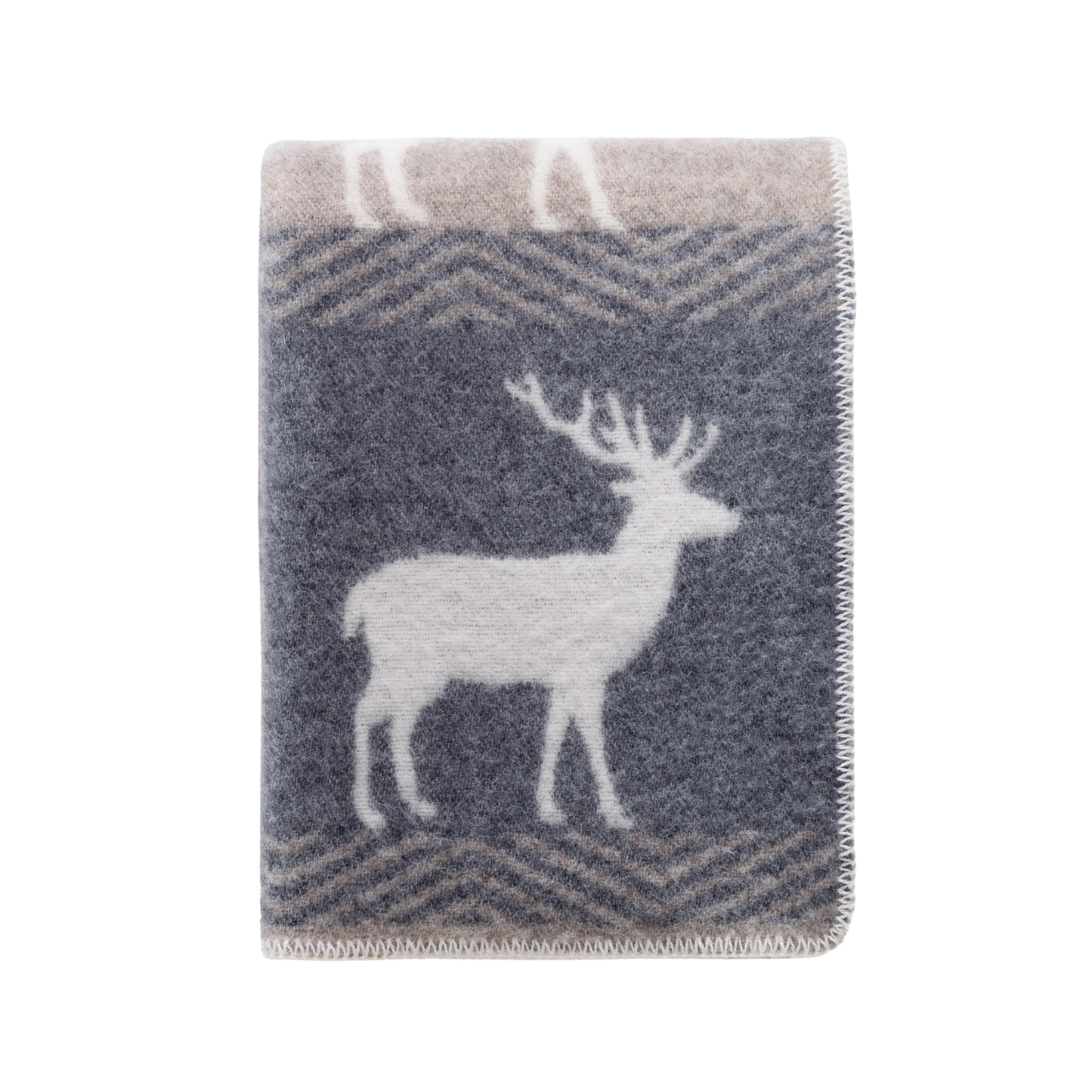 Couverture en laine de cerf