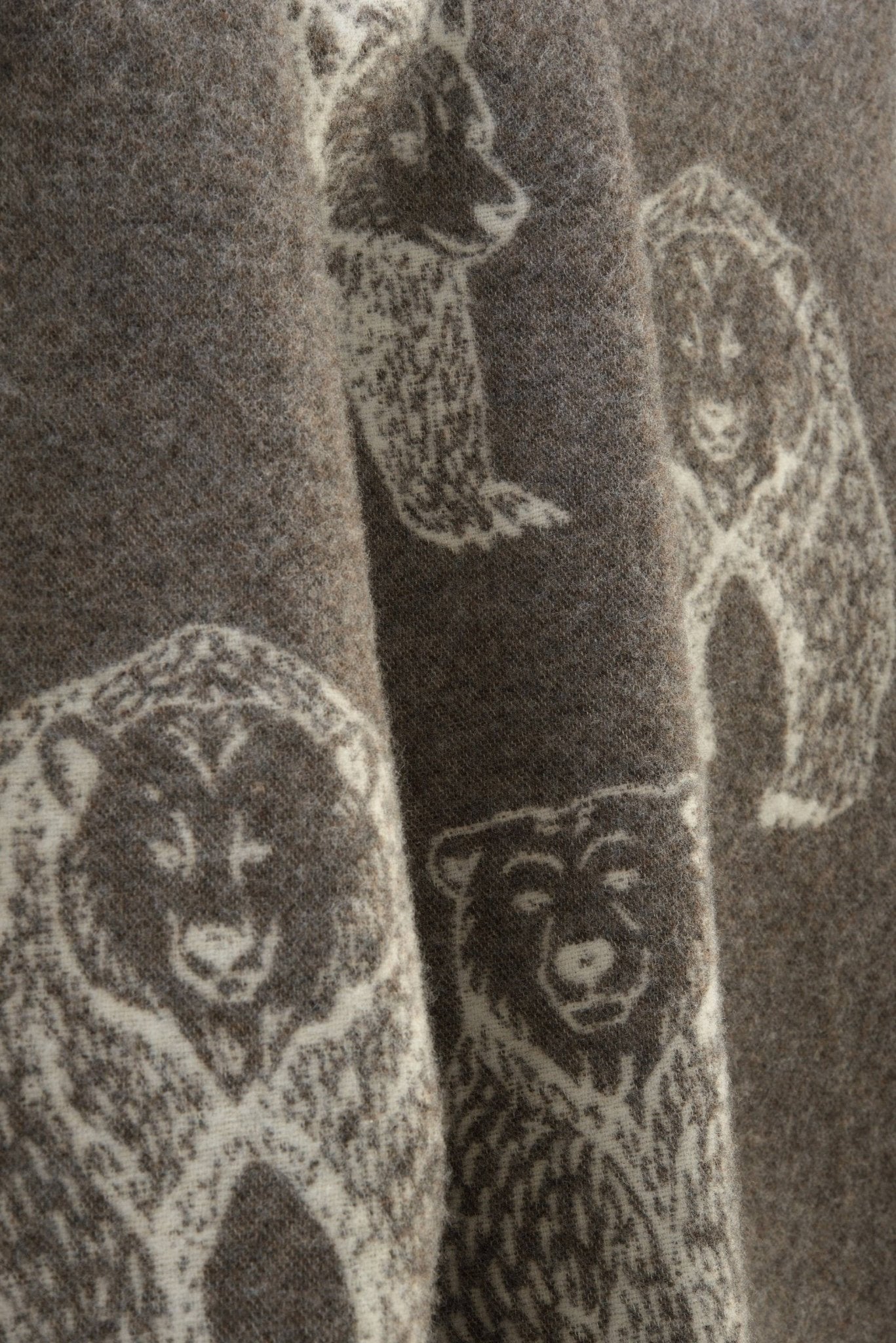 Bear Wool Blanket JJ Textile Made in the UK Cotton – Norland