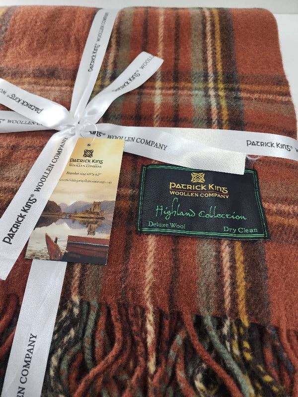 Royal Stewart Antique Deluxe Wool Blanket